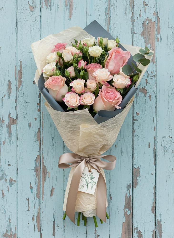 Букет цветов из: Розы в Ирше