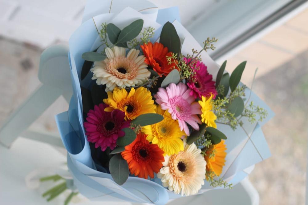 Букет цветов из: Герберы в Ирше