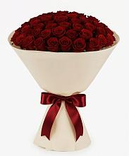 Букет 101 Бордовая роза Блэк Бакарра в Ирше