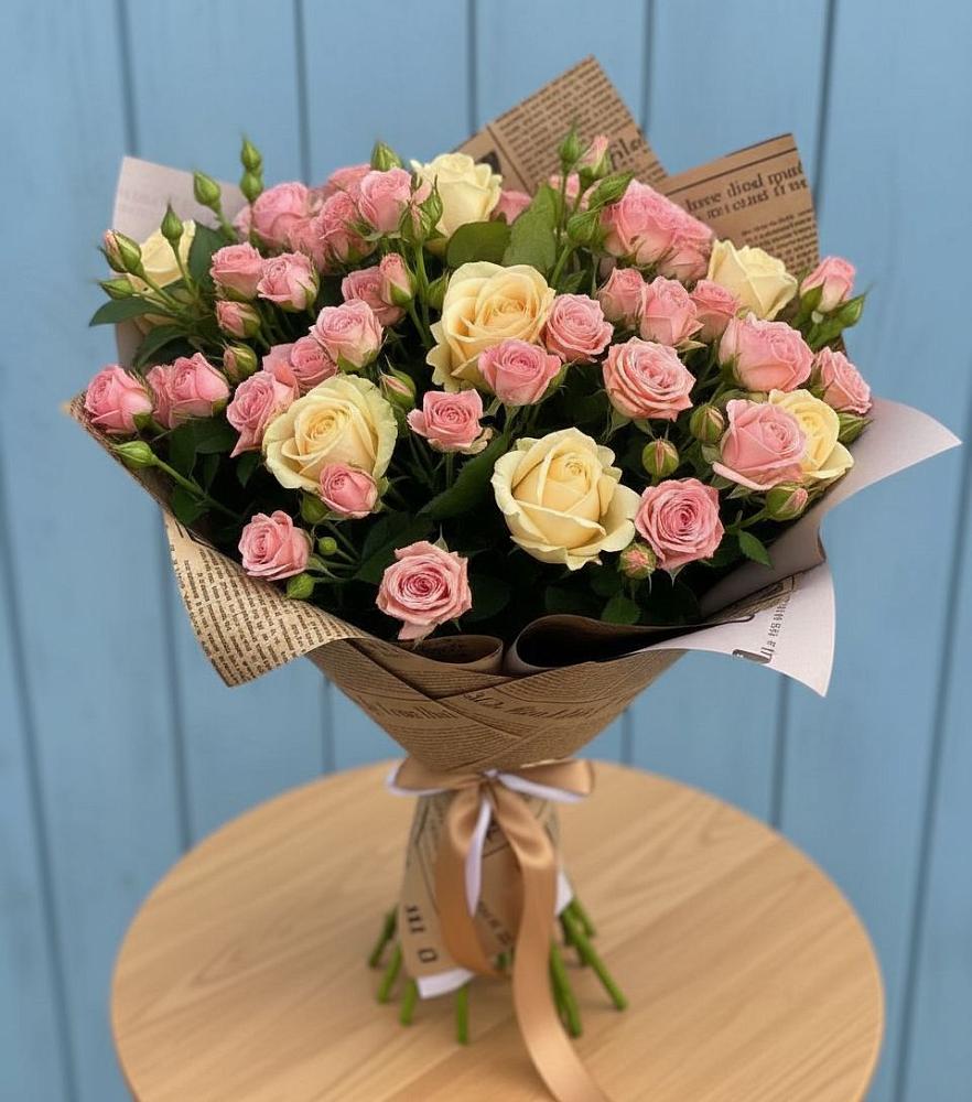 Букет цветов из: Розы в Ирше