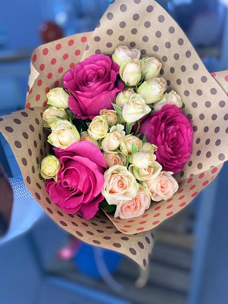 Букет цветов из: Розы в Ирше