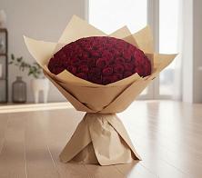 Букет 101 Красная роза в Ирше