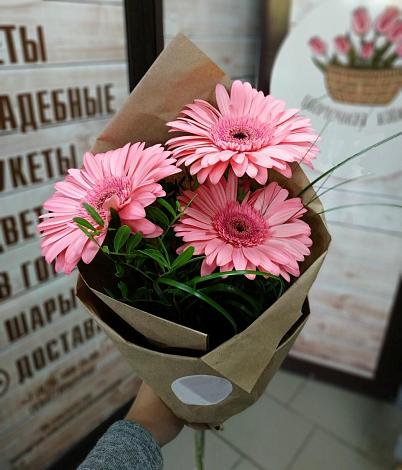 Букет цветов из: Герберы в Ирше