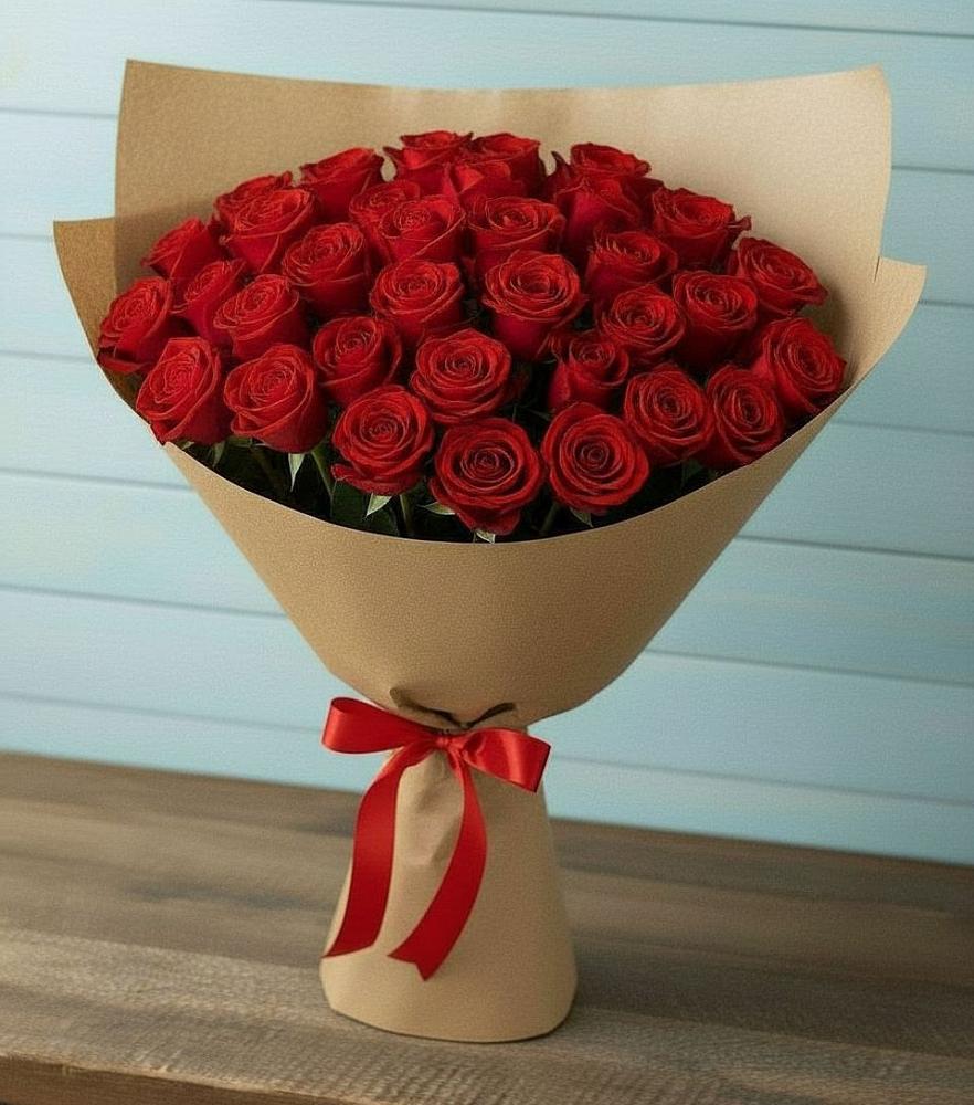 Букет Красные розы Милано в Ирше