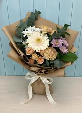 Букет цветов из:  Герберы и Хризантемы в Ирше