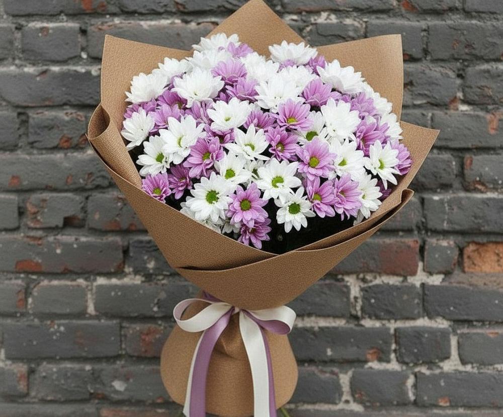 Букет цветов из: Хризантемы в Ирше