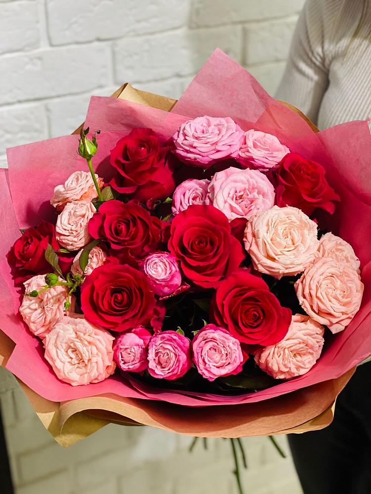 Букет цветов из: Розы в Ирше