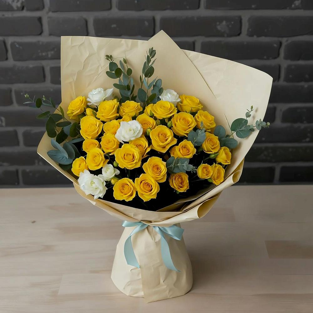 Букет цветов из: Розы в Ирше