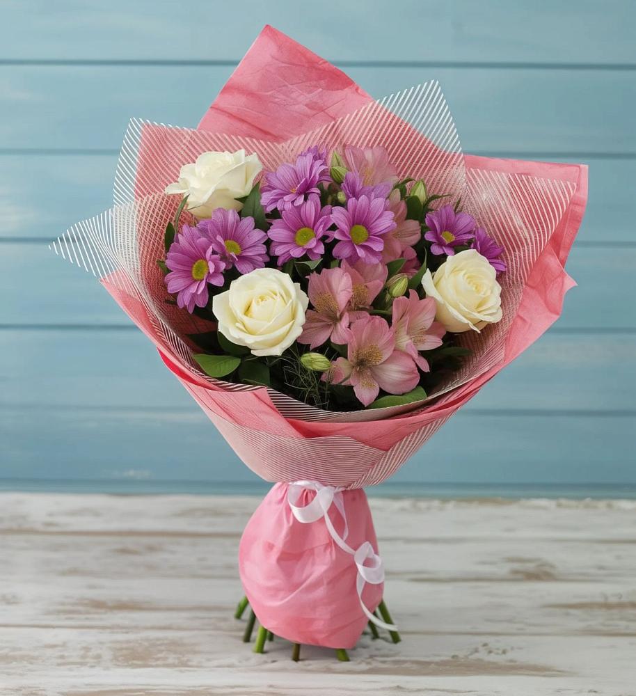 Букет цветов из: Герберы в Ирше