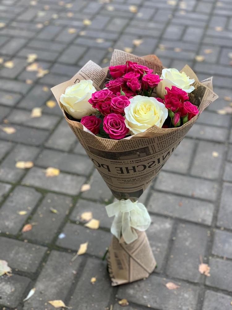 Букет цветов из: Розы в Ирше