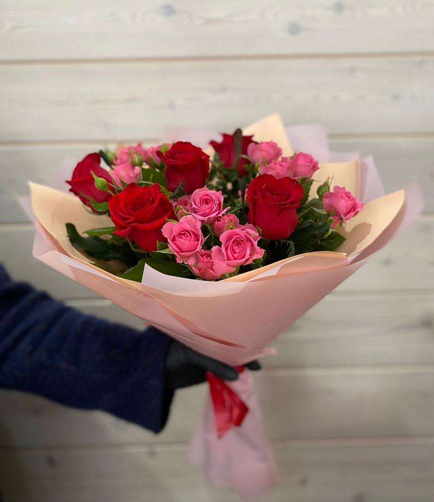 Букет цветов из: Розы в Ирше